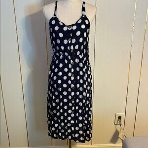 Polka Dot Sleeveless Dress